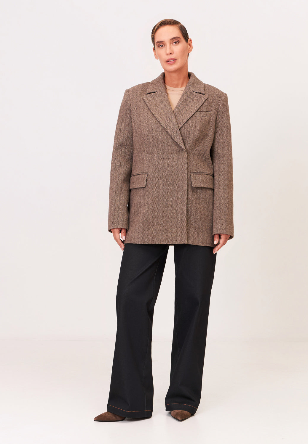 Wool Blazer Coat
