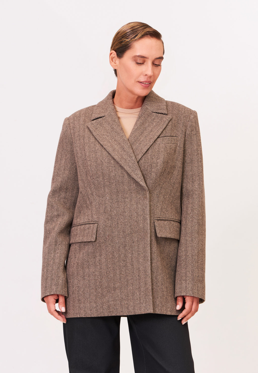 Wool Blazer Coat