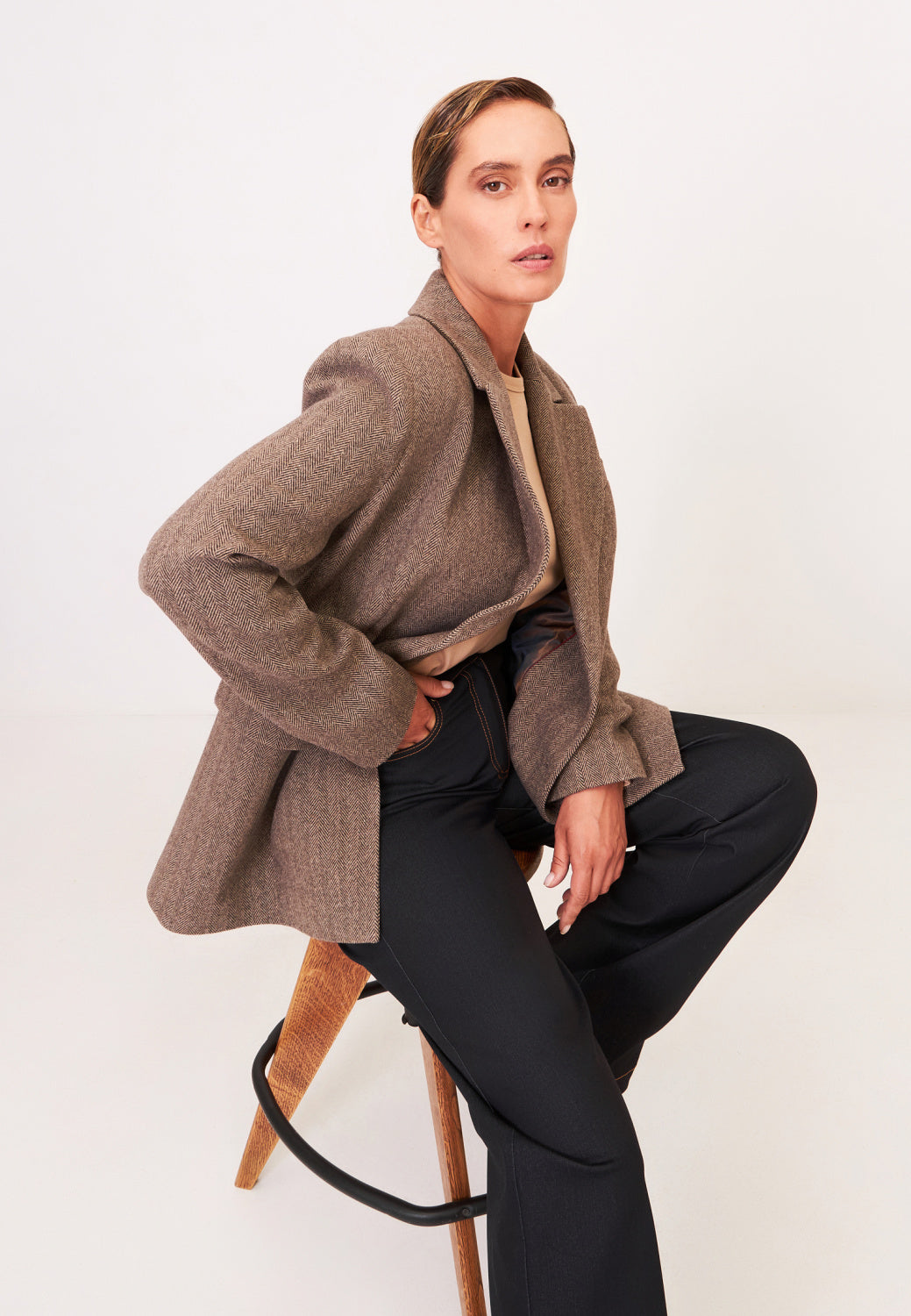 Wool Blazer Coat
