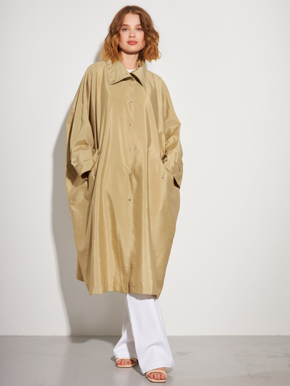 Beige Duster Coat