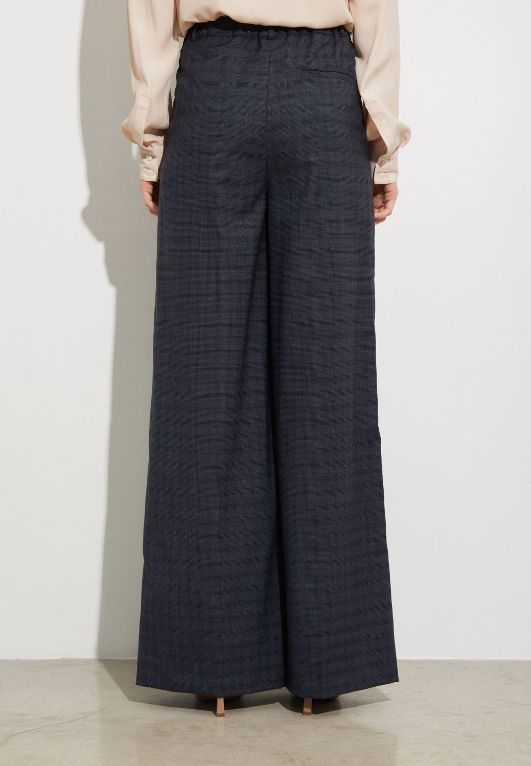 Dark Grey Straight-Leg Trousers
