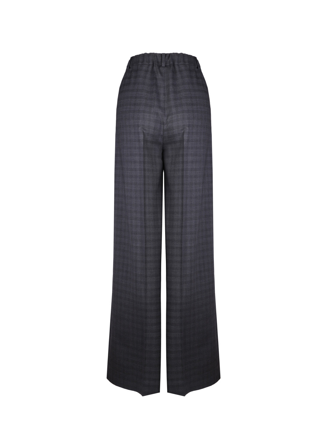 Dark Grey Straight-Leg Trousers