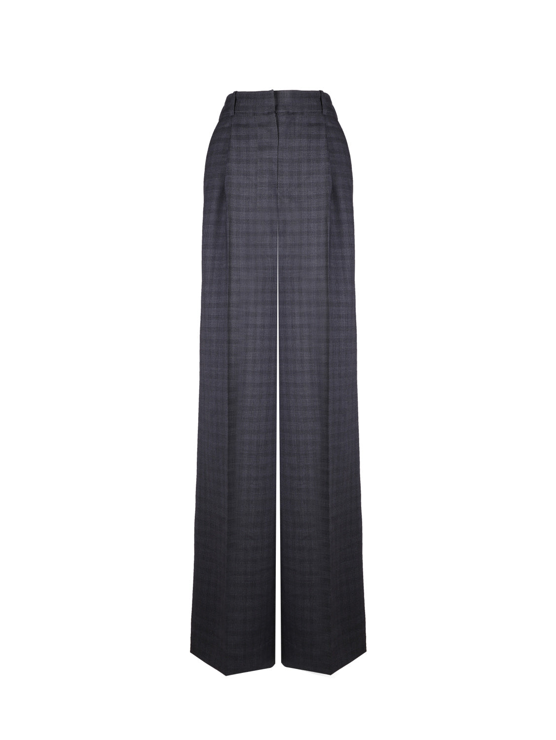 Dark Grey Straight-Leg Trousers