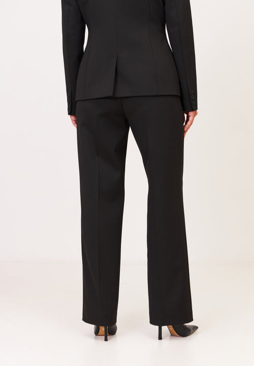 Black Creased Trousers