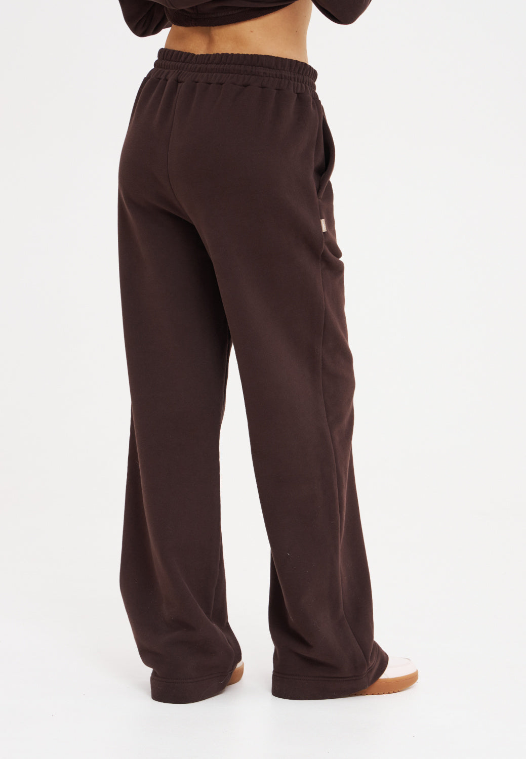 Chocolate French Terry Trousers