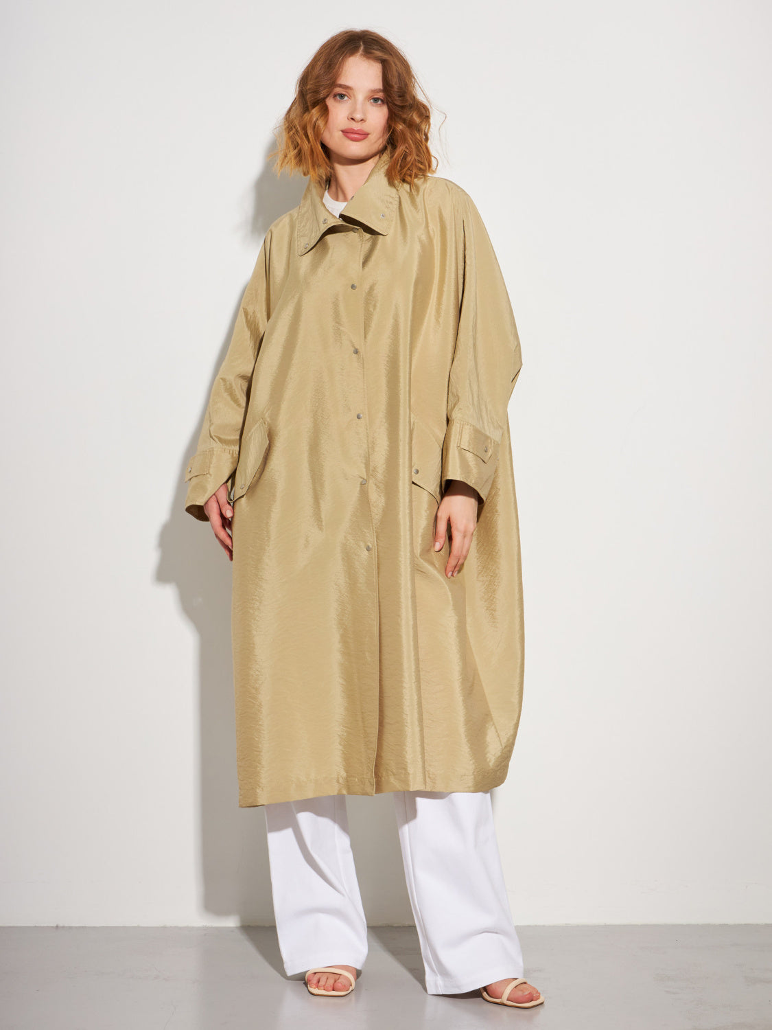Beige Duster Coat