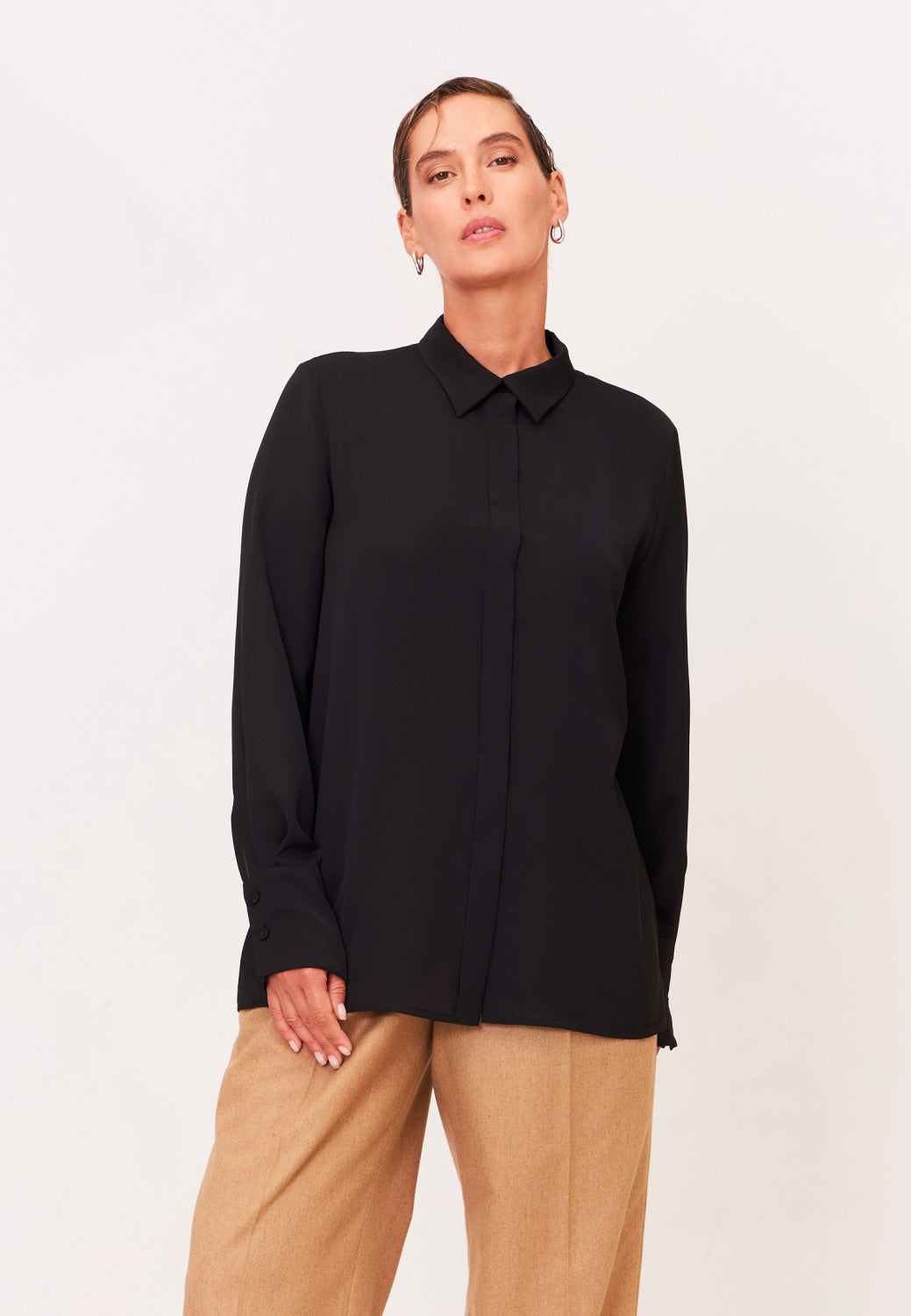 Black Shirt-Blouse